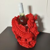 Wijnfleshouder Chinese Draak Rood