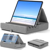 Tablet Kussenhouder - Opvouwbare Tablet Standaard - Zachte Pad Dock met Zak - Tabletkussen - Tablethouder