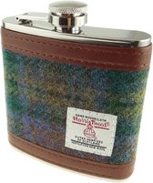 Heupfles Tartan Skye - Harris Tweed - Glen Appin of Scotland