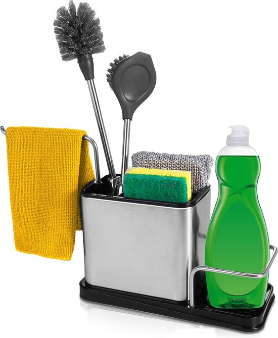 Bestekhouder, Bestekhouder Matzilver Ronde Keukenorganizer Bestek Roestvrij Staal Keukenorganizer voor Keukengerei 3.9 * 6.7 (L
