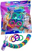 Mega Loom Bands - Grote Loombandjes - Met Speciale Tool - Elastiekjes - Verschillende Kleuren