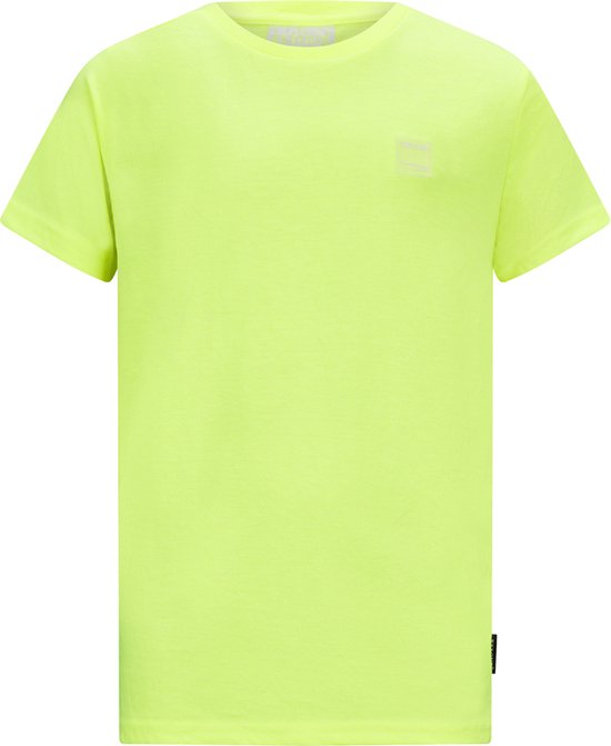Retour jeans Chiel Jongens T-shirt - neon yellow - Maat 7/8