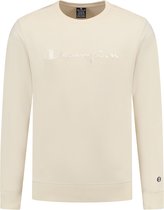 Champion Tonal Script Logo French Terry Sweater Trui Mannen - Maat L