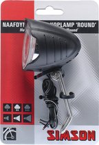 Phare à LED Simson Hub Dynamo 'Round', 7 Lux