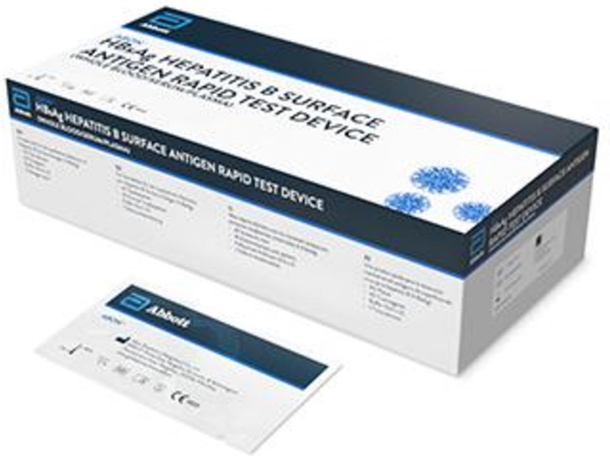 Goedkoopste ABON-HBsAg HEPATITIS B 40 SNELTESTAPPARAAT MET BUFFER - HBsAg Hepatitis B Surface Antigen Rapid Test Device
