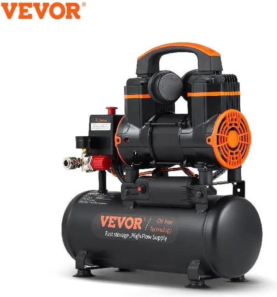 Stellar Luchtcompressor 18L 900W Draagbare Luchtpomp Air Compressor Stille Compressor