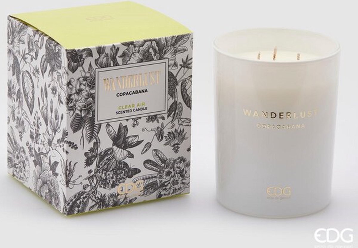 EDG Enzo De Gasperi Geurkaars Wanderlust H12,5 D10 - Clear Air