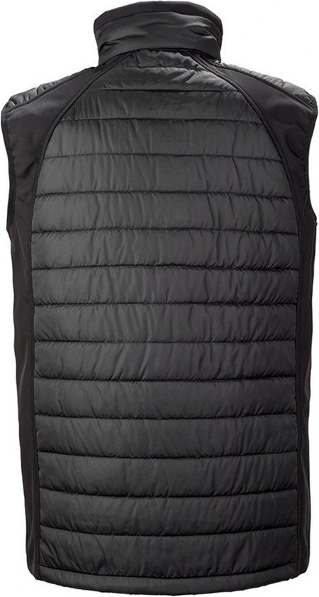 Bodywarmer Unisex XXL Result Mouwloos Black/Black 100% Polyester