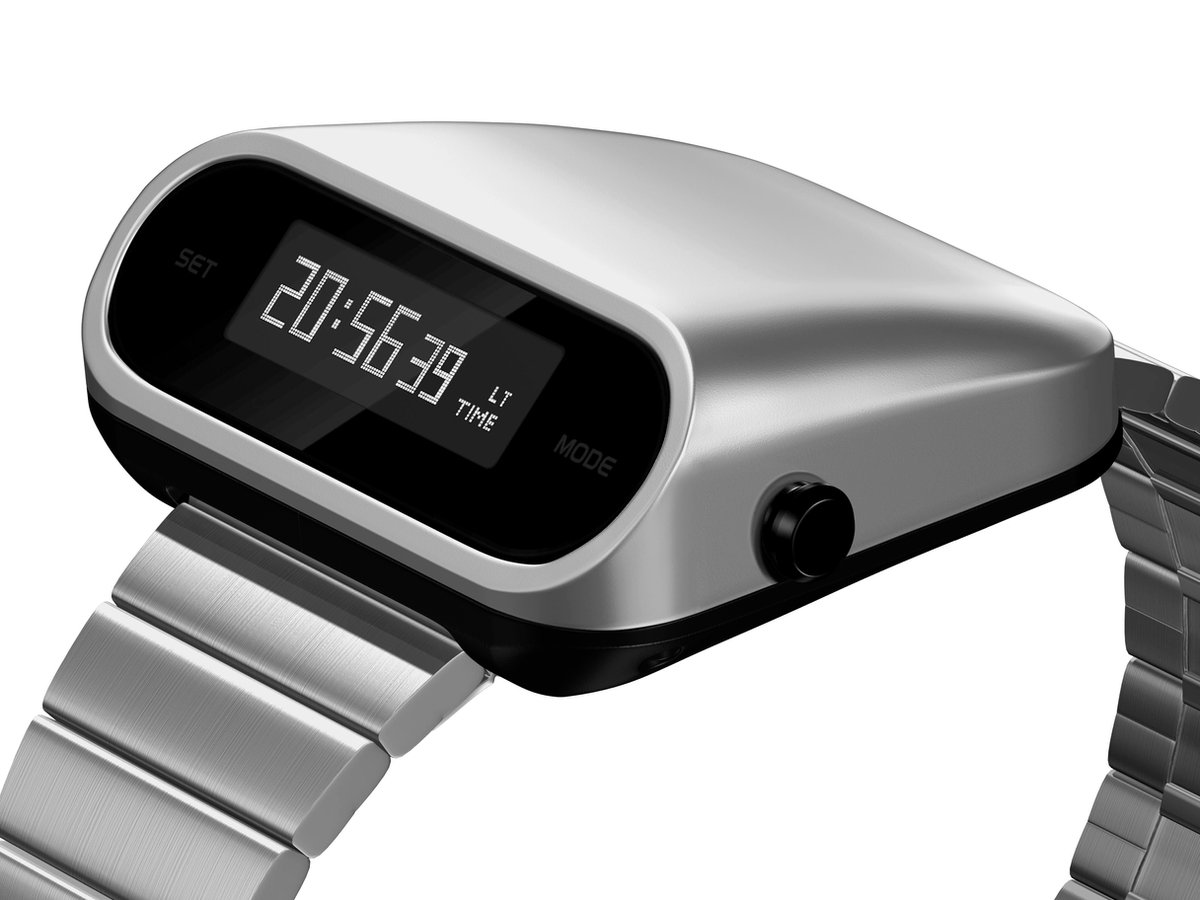 SEKETO Roadster - Horloge 40mm Zilver Staal OLED