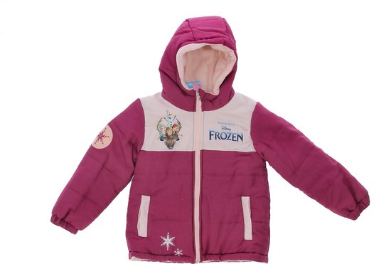 Manteau d'hiver La Frozen - veste - doublé - capuche - Disney - taille 104 - 4 ans
