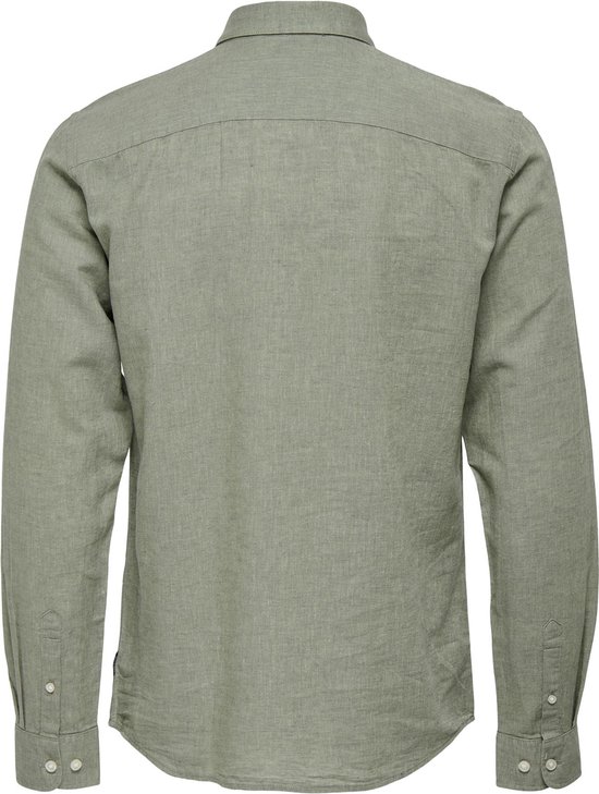 Only & Sons Camicia Uomo Onscaiden Life Reg LS 1 Pkt - Maniche Lunghe, Colletto Classico, Vestibilità Regolare