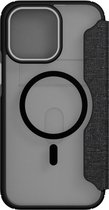 QDOS, Hoesje Geschikt voor Apple iPhone 14 Pro Max Hybride opvouwbaar met kliksluiting, Zwart