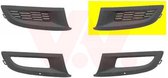 BUMPER GRILL VOOR VW POLO V 2009-2017 6R0853665C