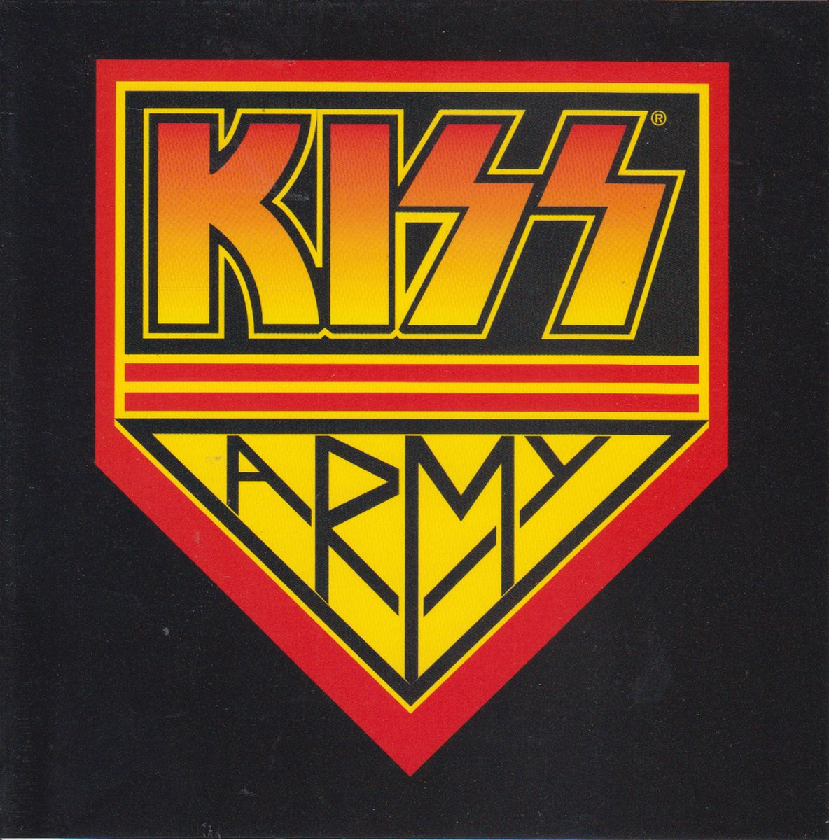 Kiss, groot formaat postkaart