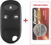 Étui pour clé de voiture 3 boutons avec pile sous blister adapté pour clé Honda / Honda Civic / Honda Prelude / Honda CR- V.