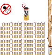 relaxdays 240 x flycatcher - bande adhésive - bande anti-mouches - ruban adhésif - piège à mouches