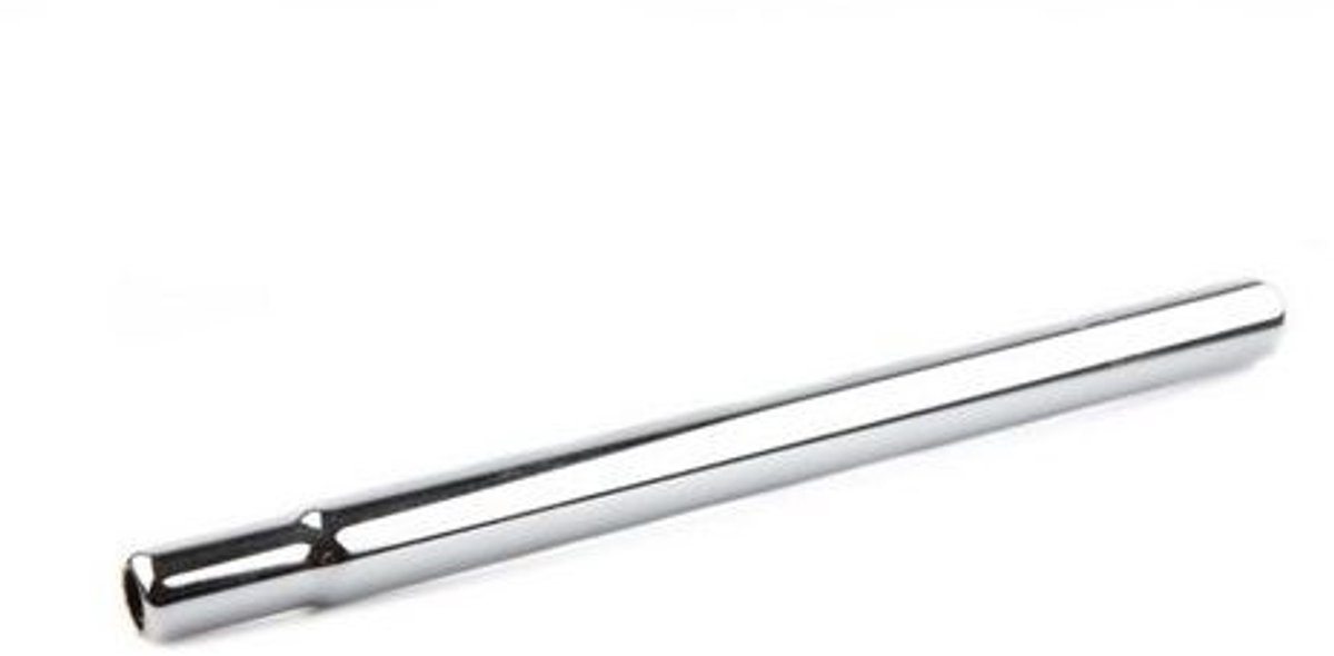 Zadelpen kaars Vinty ø26,2mm x 350mm - zilver verchroomd