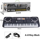 S-M Commerce - Kinderspeelgoed - Elektronische Piano - Toetsenbord - 61 Toetsen - Muziekinstrument - Kinderen