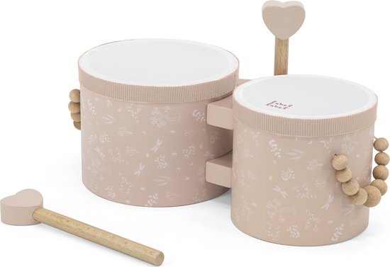 Label Label - Houten Bongo's - Roze - Muzikaal Speelgoed voor Kinderen ...