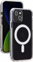 Bigben Connected, Case Geschikt voor Apple iPhone 14 Plus MagSafe-compatibele hybride, Transparant