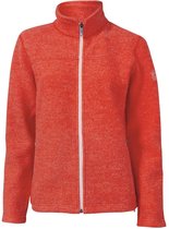 Ivanhoe dames wollen full-zip vest Beata Mandarin Red - Oranje