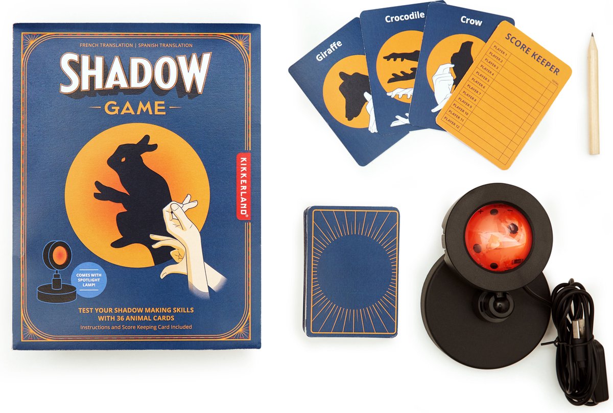 Kikkerland Shadow Game - Reisspellen -