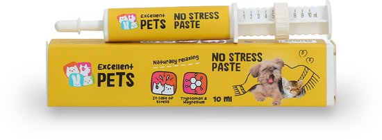 Excellent No Stress Pasta – Ter ondersteuning bij stresssituaties – Geschikt voor honden en katten – 10 ml