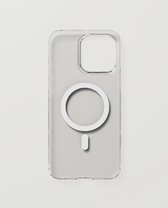Nudient Doorzichtig Hoesje geschikt voor Apple iPhone 15 Pro Max MagSafe Telefoonhoesje Hardcase | Nudient Thin Precise Backcover | Geschikt voor MagSafe | Geschikt voor Draadloos Opladen met Magnetische Ring | MagSafe Case - Transparant