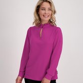 Roze Top van Je m'appelle - Dames - Travelstof - Maat 42 - 4 maten beschikbaar