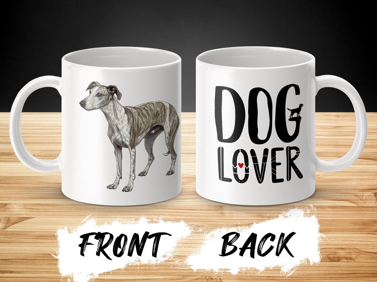 Mok Whippet Dog / hond - dog lover