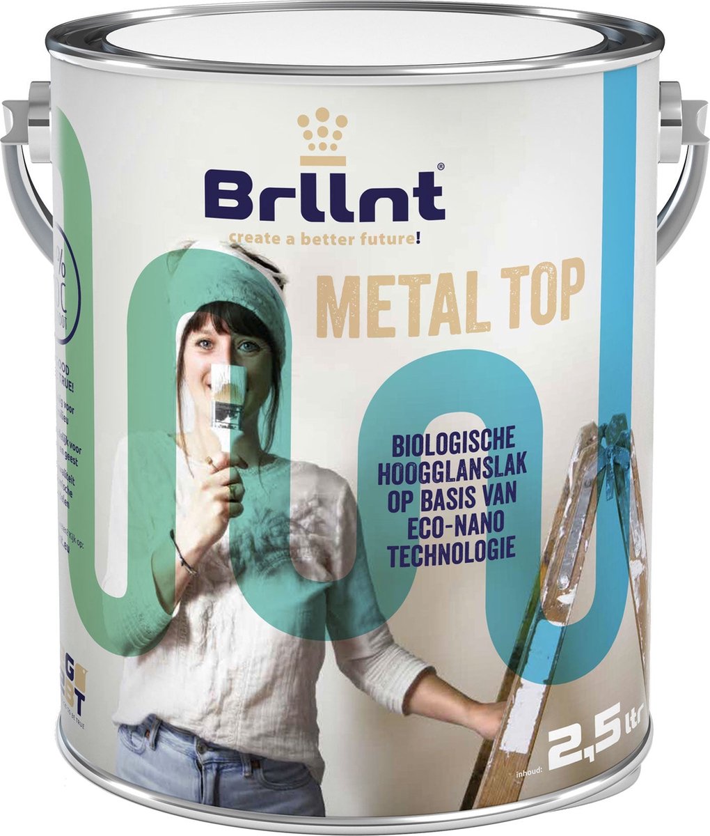 Brllnt Metal Top RAL 3001 Signaalrood | 2,5 Liter