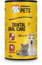 Excellents soins bucco-dentaires - Convient aux chiens et aux chats - Capsules - Soins dentaires pour animaux - État de la bouche - 140 grammes