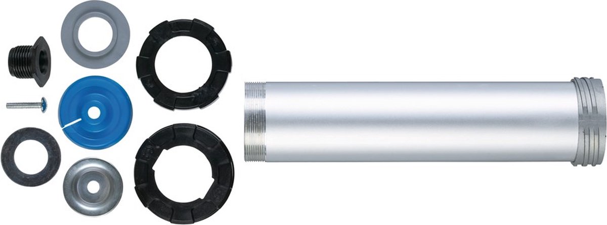 Milwaukee 4932352844 310 ml aluminium worstenbuisvat. Accepteert standaard 310 ml worststijl materiaalverpakkingen en 380 ml patronen. Vereist zuigerstang 49520660 CGun 400 ml alum P1M