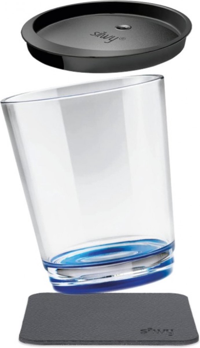 Silwy Tritan Glas 0.25L Blauw