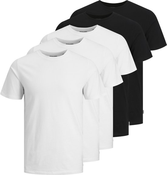 Jack & Jones T-shirts 5-pack Effen T-shirts
