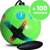 Minisoccerbal bal aan touw - Sense bal - Trainingsbal - Kerst Kado - Groen