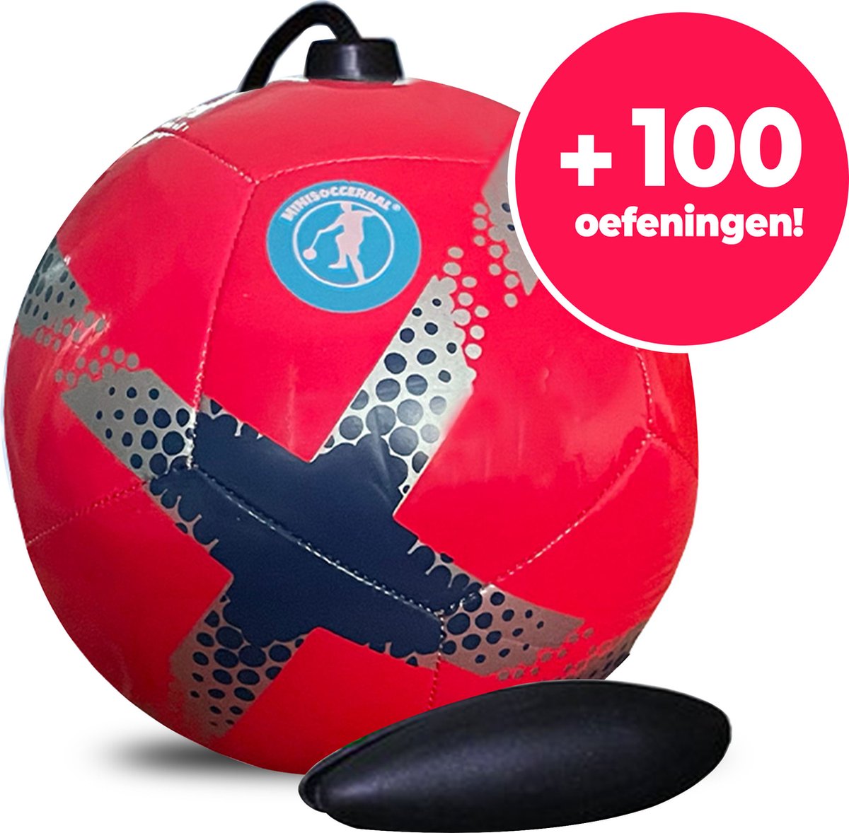 Minisoccerbal Voetbal - Ballon sur ficelle - Senseball - Or