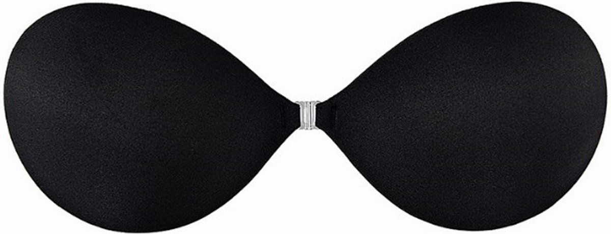 Teep® Plak BH - Naadloos - Zwart | Cupmaat D