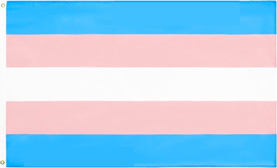 Transgender Vlag - 90x150cm - Pride Flag - LGBTQ - Transgender