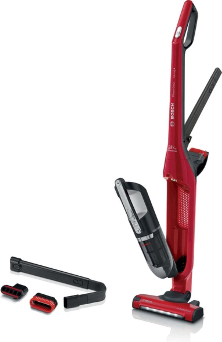 Bosch BBH3ZOO28 ProAnimal Flexxo | 4 - Steelstofzuiger - Rood