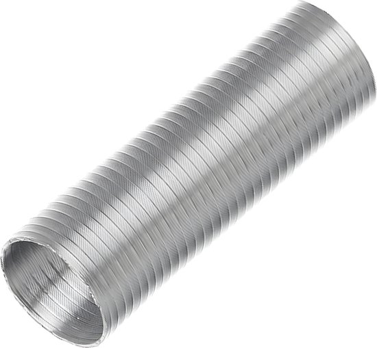 Intelmann aluminium flexibele buis 250mm lengte 5m