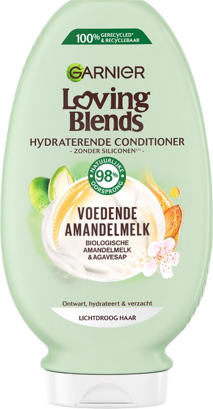 Garnier Loving Blends Conditioner Voedende Amandelmelk Lichtdroog haar - 250 ml