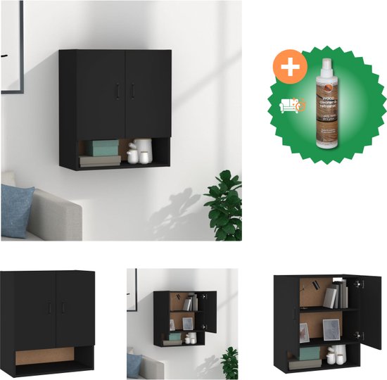 Keukenkast met plank Zwart 60 x 31 x 40 cm Bewerkt hout kopen