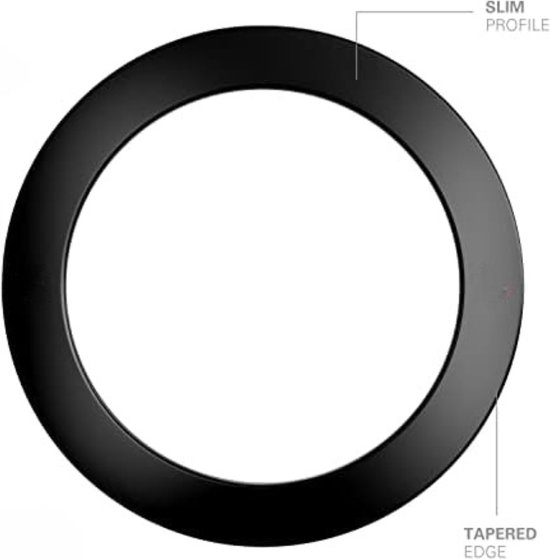 Dartbord surround ring - Dartbord verlichting led surround - Dartbord verlichting voordeelpakket - 1,5kg - Zwart van Cuppone — afbeelding 4