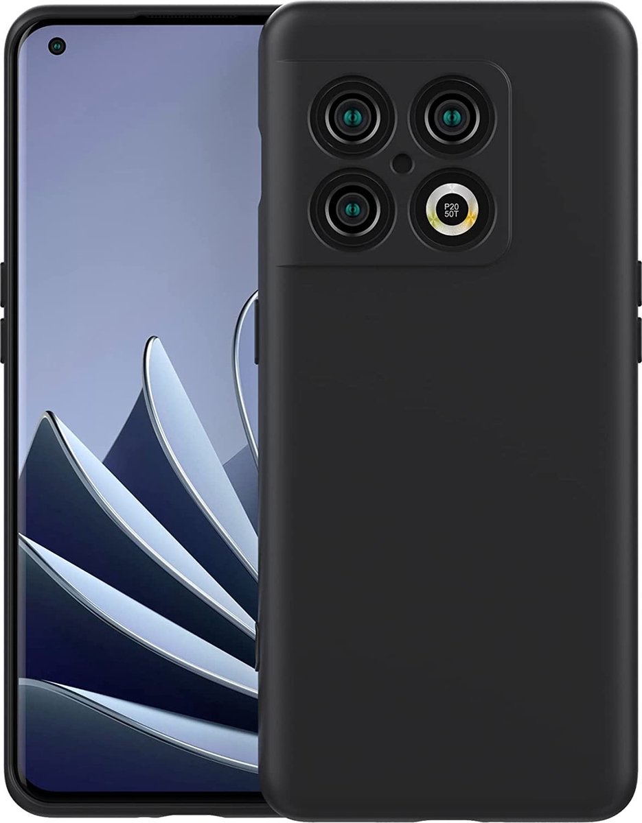 ProGuard OnePlus 10 Pro Hoesje Liquid Silicone Zwart
