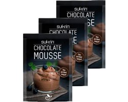 Sukrin | Mix voor Chocolade Mousse | 3 Stuks | 3 x 85g