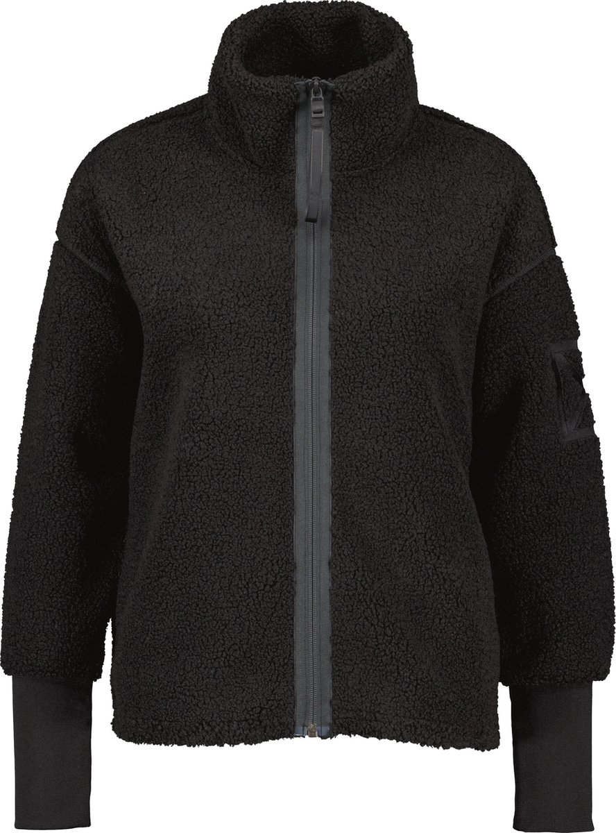 Didriksons ALEXA WNS FZ 3 Dames Outdoorjas Zwart