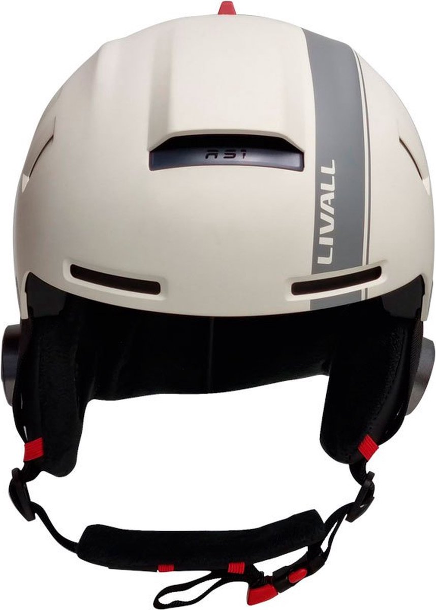 Livall RS1 White Large - Smart Skihelm - SOS functie - Walkie talkie - Stereo speaker