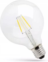 Spectrum - LED Filament lamp E27 - G95 - 4W vervangt 40W - 2700K warm wit licht - L Globe