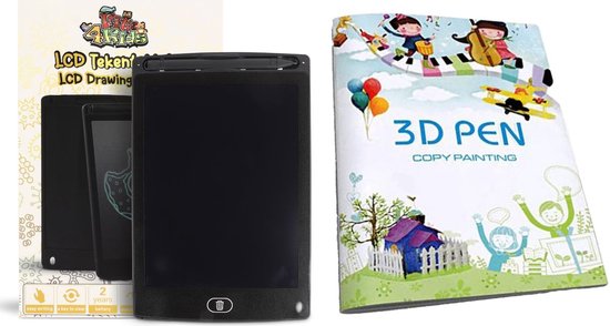 Fits4Kids Tablette de Dessin LCD Enfants - Accessoires de